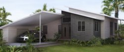 3 bedroom Hillside home design