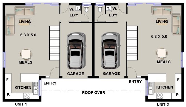 granny flat with office