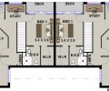 6 bedroom duplex plan